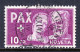 SWITZERLAND — SCOTT 305 — 1945 10fr PAX ISSUE — USED — SCV $125 - Oblitérés