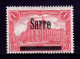 SAAR — SCOTT 17 — 1920 SAAR OVERPRINT ON 1m CARMINE ROSE — MH — SCV $27 - Neufs
