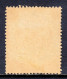 RHODESIA — SCOTT 35 — 1896 2/6- BROWN & VIOLET ON YELLOW ARMS — USED — SCV $65 - Northern Rhodesia (...-1963)
