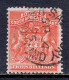 RHODESIA — SCOTT 10 — 1890 2/- VERMILION ARMS — USED — SCV $38 - Rhodésie Du Nord (...-1963)