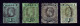 NIGERIA — SCOTT 8, 8a, 8b, 8c — 1915-20 KGV 1/- ISSUE, 4 SHADES— USED — SCV $132 - Nigeria (...-1960)