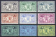 NEW HEBRIDES (BR) — SCOTT 41-49 — 1925 DUAL CURRENCY SET — MH/MNH — SCV $30 - Ungebraucht