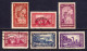 MONACO — SCOTT 120/128 — 1932-37 PICTORIAL ISSUE — USED — SCV $64 - Gebruikt