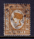 LABUAN — SCOTT 8 (SG 8) — 1880 10¢ YEL. BROWN QV ISSUE, WMK. 1 — USED — SCV $100 - North Borneo (...-1963)