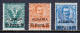 ITALY (OFFICES IN ALBANIA) — SCOTT 1-3 — 1903 OVERPRINT SET — MH — SCV $26 - Albania