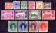 BURMA (MYANMAR) — SCOTT 102-115 — 1949 PICTORIAL SET — MH — SCV $30 - Myanmar (Birma 1948-...)