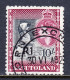 BASUTOLAND — SCOTT 71a — 1961 QEII 1R SURCHARGE, TYPE I — USED — SCV $27 - 1933-1964 Kronenkolonie