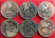 Burundi 6 X 5 Francs 2014 Birds UNC ºº - Burundi