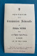 Faire-part Communion Solennelle Eglise Saint-Pierre Merville Nuns 1934 - Comunión Y Confirmación
