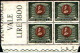 74188) ITALIA LOTTO QUARTINE ANNO 1963 MNH** VEDI FOTO - 1961-70:  Nuovi