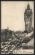 AK Basel, Rathausturm Mit Blick Auf Den Marktplatz  - Bâle