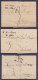 Lot De 6 Lettres De AACHEN 1821 Pour VERVIERS (au Dos Des Lettres : Cachet [Duitsen … /in Henri-Chapelle] - 1815-1830 (Période Hollandaise)