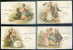 Lot De 4 Cpa Illustrateur Romantique éditeur Wezel & Naumann  Leipzig STEP117 - Before 1900