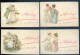 Lot De 4 Cpa Illustrateur Romantique édit Meissner & Buch Leipzig Série 1044 STEP117 - Ante 1900