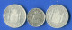 Espagne  3  Pieces  Arg - First Minting