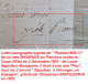 Autographe 1852 PLANES Expulsé En Espagne: Insurgé Du Coup D'Etat 2 Décembre 1851 Napoléon III - Covers & Documents