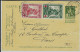BELGIQUE - E.P. 50 + T.P. 126+127 De LE HAVRE (SPECIAL) Du 16-12-14 à PARIS - Cartes Postales 1909-1934