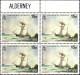 Aldeney-Aurigny Poste N** Yv: 32/36 Naufrages De Bateaux Bloc De 4 - Alderney