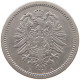 GERMANY EMPIRE 50 PFENNIG 1876 A #t031 0641 - 50 Pfennig