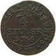 GERMAN STATES 1/4 STÜBER 1756 DORTMUND #t032 0991 - Small Coins & Other Subdivisions