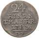 GERMAN STATES 1/24 TALER 1783 HESSEN KASSEL Friedrich II. 1760-1785. #t032 0905 - Monedas Pequeñas & Otras Subdivisiones