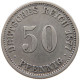 GERMANY EMPIRE 50 PFENNIG 1877 C #t031 0655 - 50 Pfennig