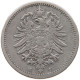 GERMANY EMPIRE 50 PFENNIG 1876 C #t031 0649 - 50 Pfennig