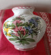 VASE Forme Boule, Motif Fleuri, Made In Germany - Hauteur 12 Cm - Autres & Non Classés