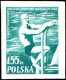 Delcampe - Pologne Poste N** Yv: 827A/832A 2.Jeux Sportifs De La Jeunesse Non-dentelé - Neufs