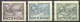 Poland, 1950, UPU, Universal Postal Union, United Nations, Groszy Overprint, MNH, Michel 636-638 - Unused Stamps