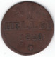 Frankfurt I Heller 1820 G(F)B (Cu.) Jaeger 10, AKS 30, Rf.,Kr., Ss- - Monedas Pequeñas & Otras Subdivisiones