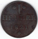 Frankfurt I Heller 1821 G(F)B (Cu.) Jaeger 10, AKS 30, Kl. Kr., Ss- - Groschen & Andere Kleinmünzen