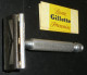 Rare Coffret Rasage De Voyage. Gillette England, Rasoir à Main Aluminium, Barber Shop Safety Razor - Accesorios