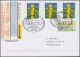 2114 Europa/CEPT Sk 3x 56 C. MiF S-R-Zettel Doppelwährung FDC ESSt ESSEN 12.5.00 - R- & V- Viñetas