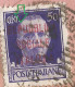 RSI Fascetti C.50 Isolato A.R. Genova / Imperia Marzo/luglio 1944 Lotto #5 Pezzi Con Varietà Tipografiche - Marcofilía