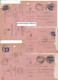 RSI Fascetti C.50 Isolato A.R. Genova / Imperia Marzo/luglio 1944 Lotto #5 Pezzi Con Varietà Tipografiche - Afgestempeld