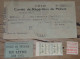 BON Pour 5 Francs, BRECY - 18 : Comité Répartition Du Pétrole En 1918 + Tickets   ............ 15175a - Bonos