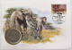 UGANDA MEDAL ELEPHANT 30 YEARS OF WWF PROOF NUMISBRIEF STATIONERY #bs18 0255 - Uganda
