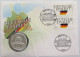 GERMANY BRD MEDAL 1990 DEUTSCHE EINHEIT NUMISBRIEF STATIONERY #bs18 0219 - Other & Unclassified