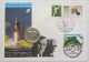 GERMANY BRD MEDAL 1989 MOON LANDING NUMISBRIEF STATIONERY #bs18 0207 - Other & Unclassified