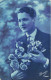 FANTAISIE - Homme En Costume - Bouquet De Roses - Branger - Carte Postale Ancienne - Männer