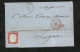 Italie Rare Pli Milan 13/4/1863 Pour Lyon Le 16/4/1863 Via Turin 14/04/1863- Frontière Lans Le Bourg 16/4/1863 Le N°4 TB - Used