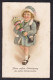 Zum Ersten Schulgang Die Besten Gluckwunsche / Postcard Circulated, 2 Scan - Children's School Start