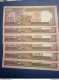 Liban Lebanon 500 Lira UNC CONSECUTIF 7 Banknotes Ruins Of Jupiter Abd Baalbak - Liban