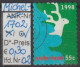 1998 - NIEDERLANDE - FM/DM "Dez.marken - Hirsch, Baum" 55 C Mehrf. - O  Gestempelt - S.Scan (1702o 01-02 Nl) - Oblitérés