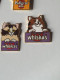 PINS PIN ALIMENTAIRE ALIMENTS CHIENS CHATS WHISKAS PEDIGREE PAL COLLECTION 7 PINS EGF - Alimentation