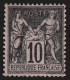 N°103, Sage 10c Noir Sur Lilas (N Sous B), Neuf ** Sans Charnière - TB - 1898-1900 Sage (Type III)