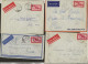 INDOCHINE -LOT DE 13 LETTRES AFFRANCHIIES POSTE AERIENNE N° 8  - ANNEES 1935 A 1937 - Storia Postale