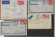 INDOCHINE -LOT DE 13 LETTRES AFFRANCHIIES POSTE AERIENNE N° 8  - ANNEES 1935 A 1937 - Covers & Documents