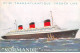 BATEAUX - SAN64782 - Cie Gle Transatlantique French Line - "Normandie" Le Havre Southampton New York - Carte Pub - Paquebots